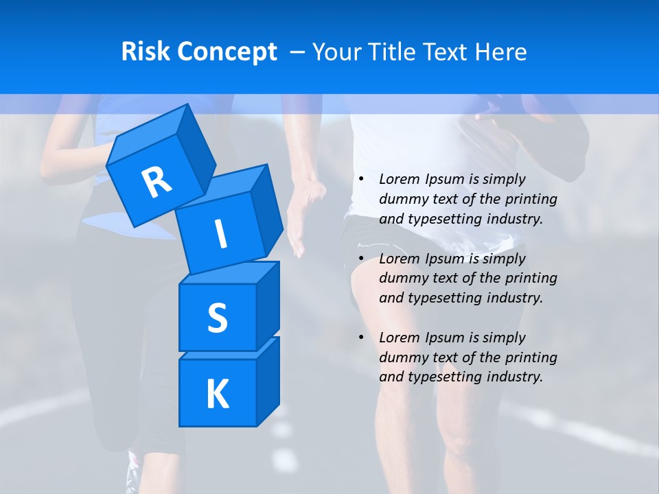 People Female Exercise PowerPoint Template