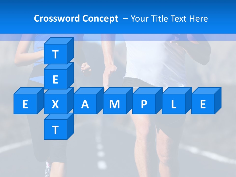 People Female Exercise PowerPoint Template