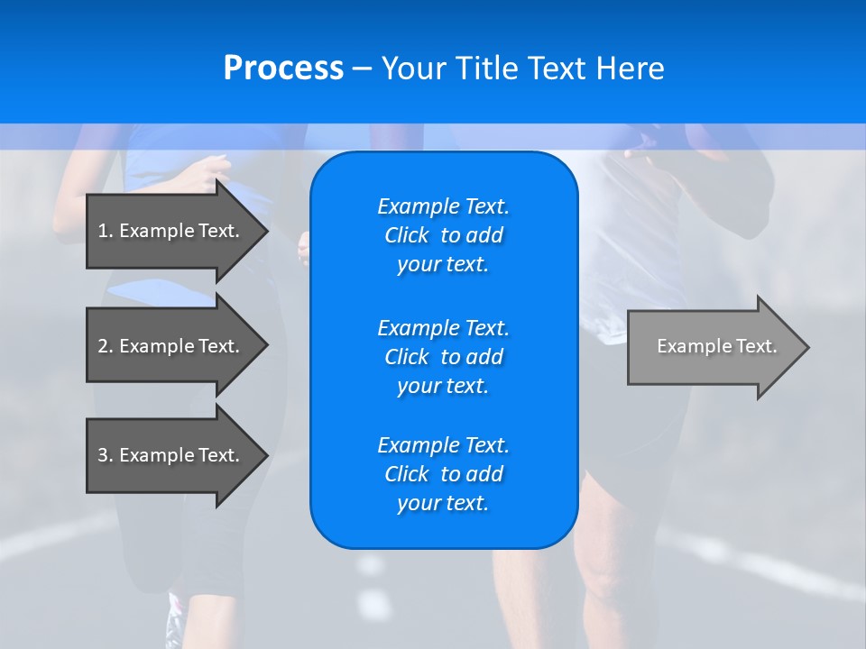 People Female Exercise PowerPoint Template