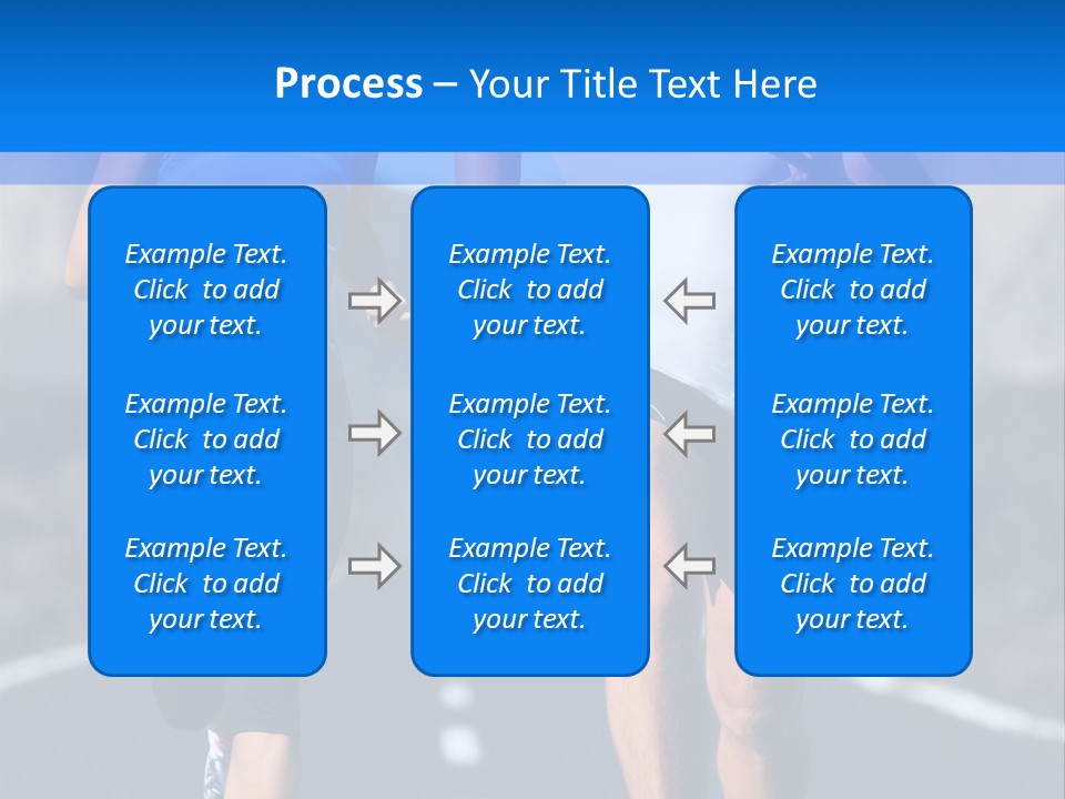 People Female Exercise PowerPoint Template