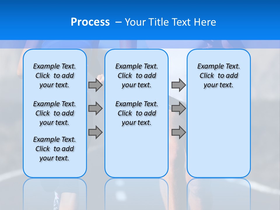 People Female Exercise PowerPoint Template