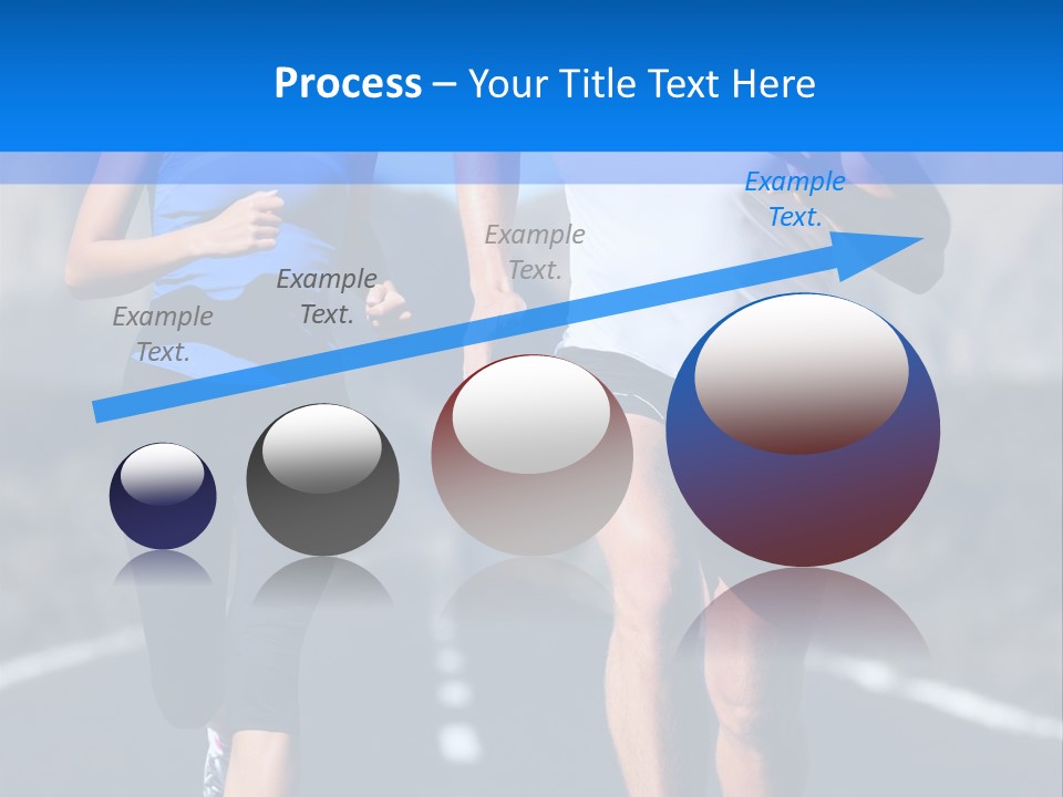 People Female Exercise PowerPoint Template