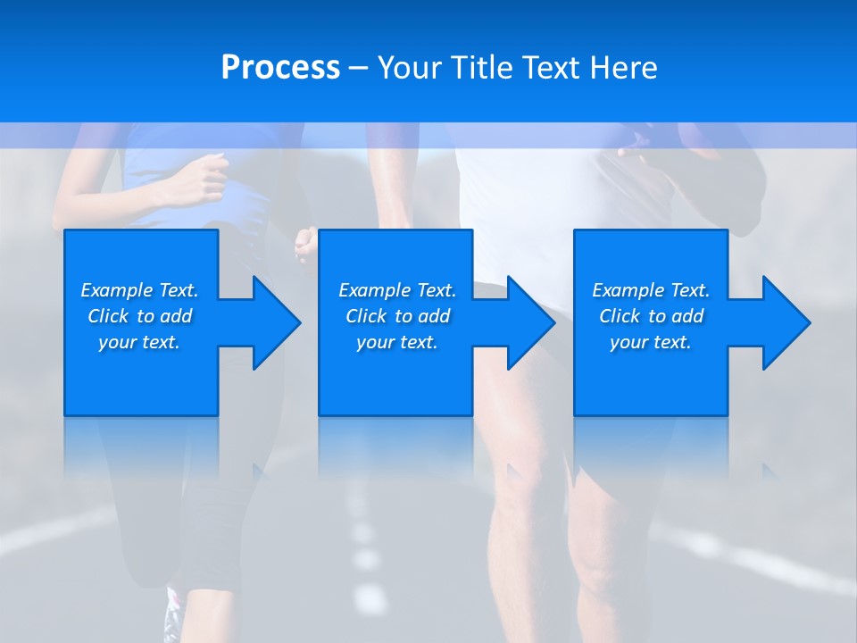 People Female Exercise PowerPoint Template