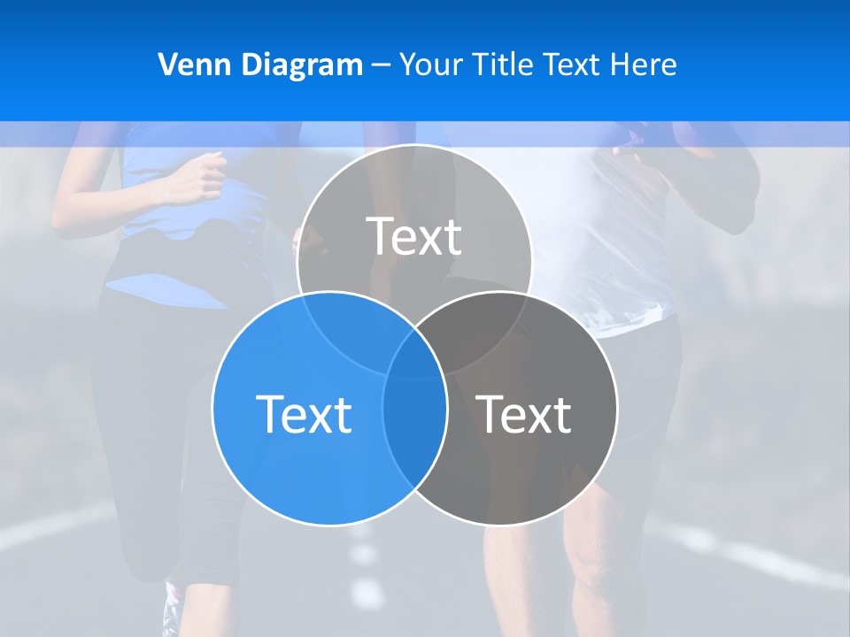People Female Exercise PowerPoint Template