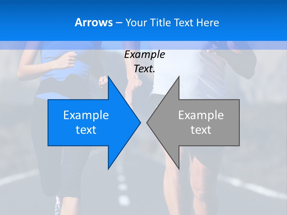 People Female Exercise PowerPoint Template