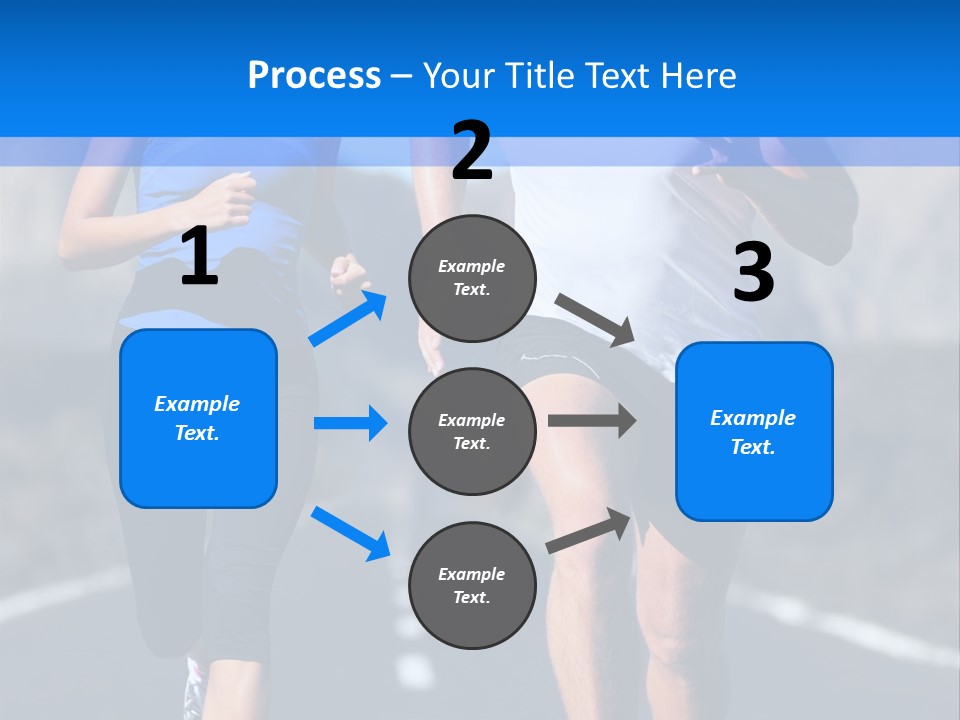 People Female Exercise PowerPoint Template