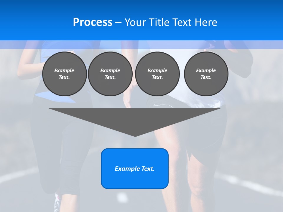 People Female Exercise PowerPoint Template