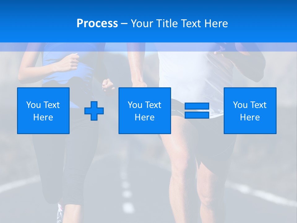People Female Exercise PowerPoint Template