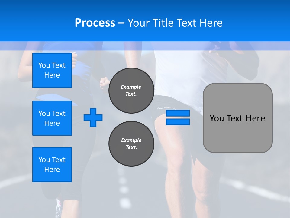 People Female Exercise PowerPoint Template