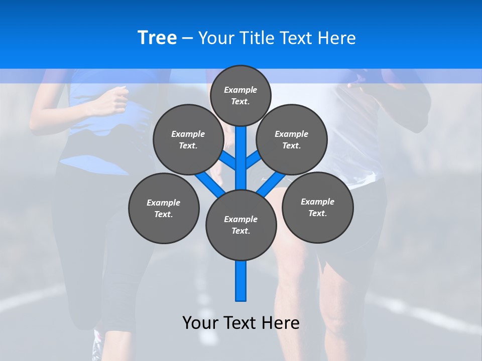 People Female Exercise PowerPoint Template