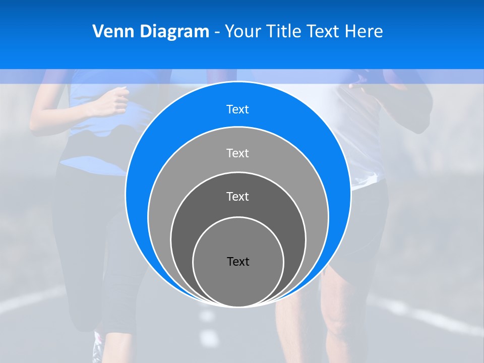 People Female Exercise PowerPoint Template