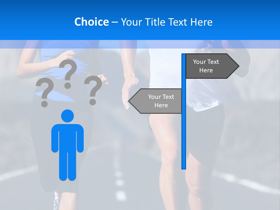 People Female Exercise PowerPoint Template