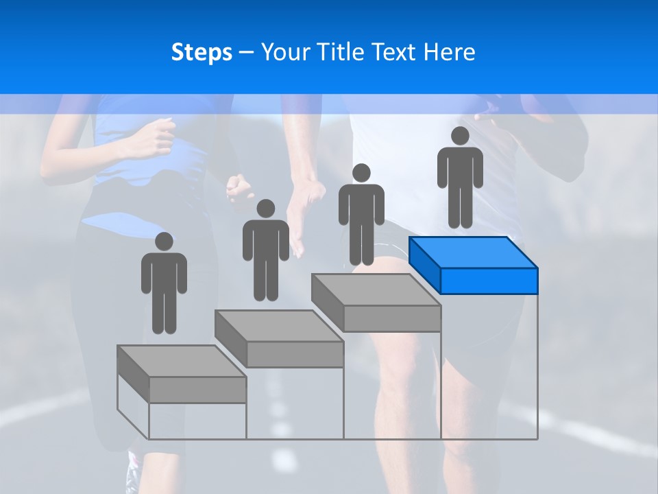 People Female Exercise PowerPoint Template
