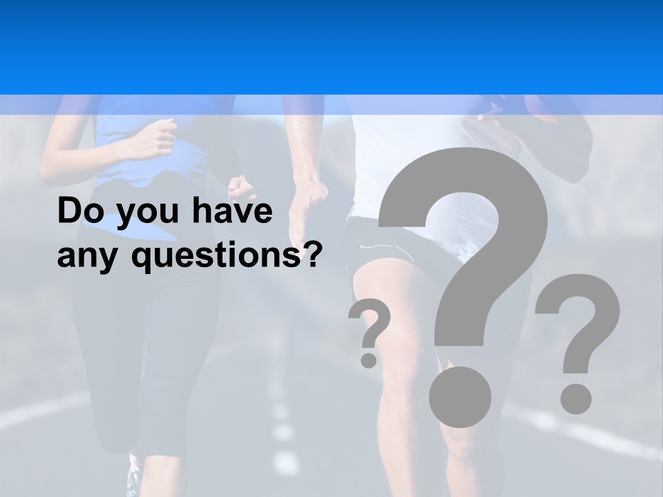 People Female Exercise PowerPoint Template