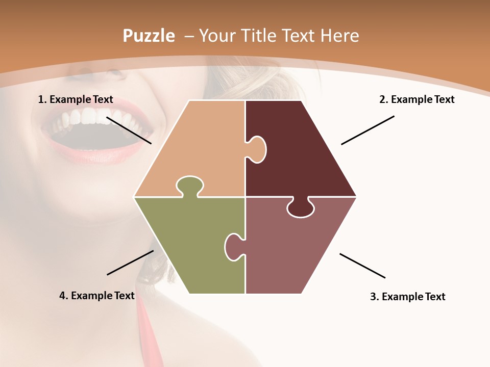 Smiling Health Cosmetics PowerPoint Template