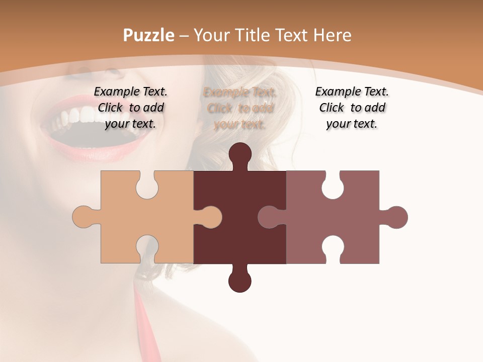 Smiling Health Cosmetics PowerPoint Template