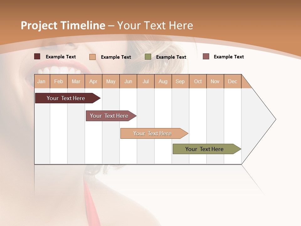 Smiling Health Cosmetics PowerPoint Template