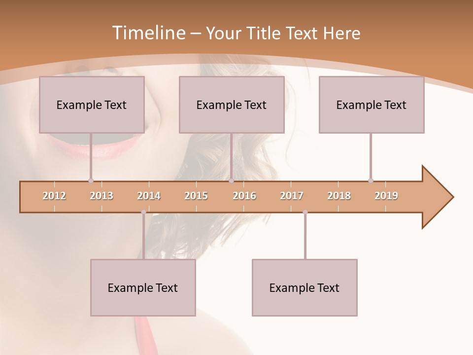 Smiling Health Cosmetics PowerPoint Template
