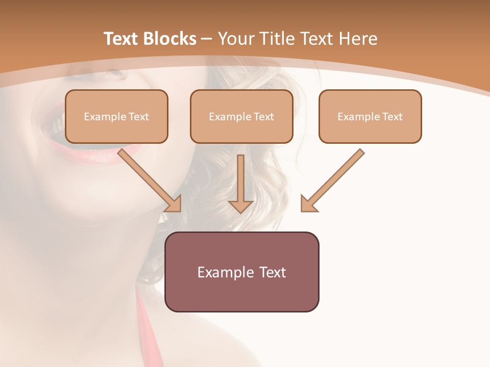 Smiling Health Cosmetics PowerPoint Template