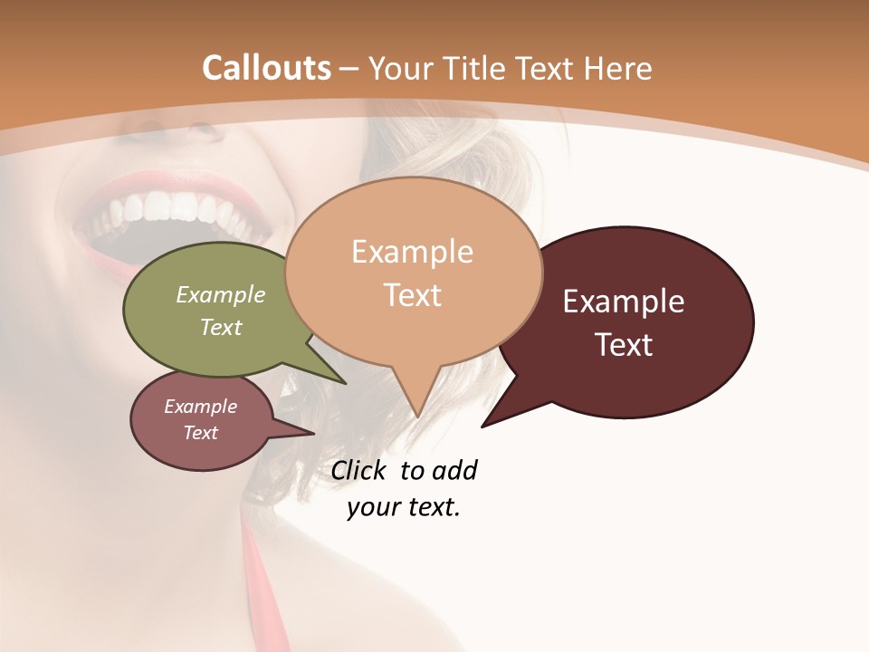 Smiling Health Cosmetics PowerPoint Template