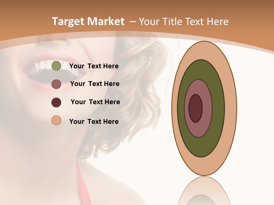 Smiling Health Cosmetics PowerPoint Template