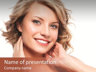 Hands Care Portrait PowerPoint Template