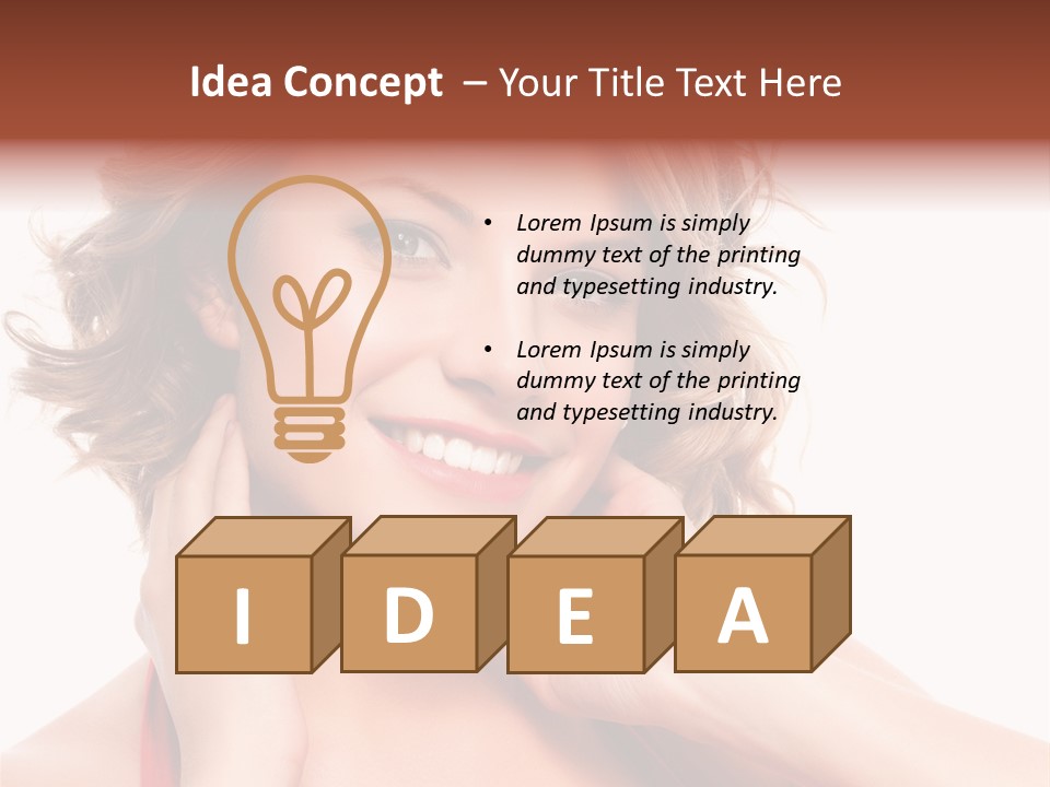 Hands Care Portrait PowerPoint Template