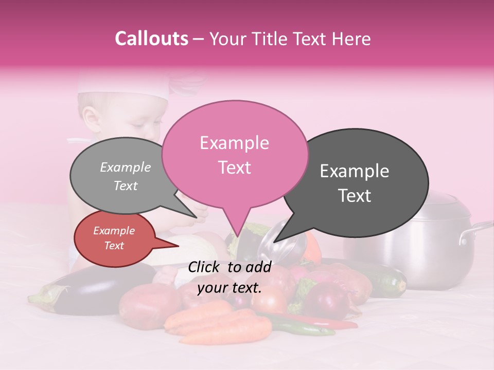 Red Hat Child PowerPoint Template