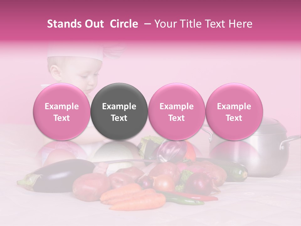 Red Hat Child PowerPoint Template