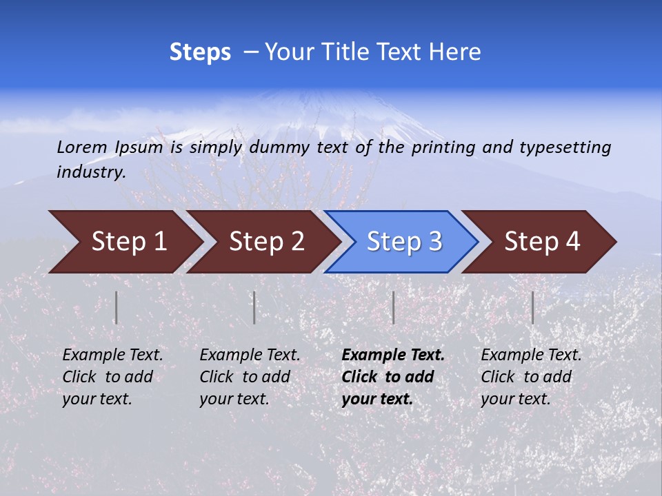 Beautiful Nature Branch PowerPoint Template