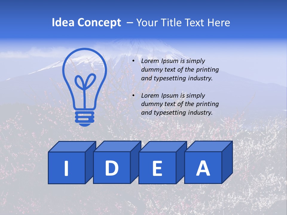 Beautiful Nature Branch PowerPoint Template