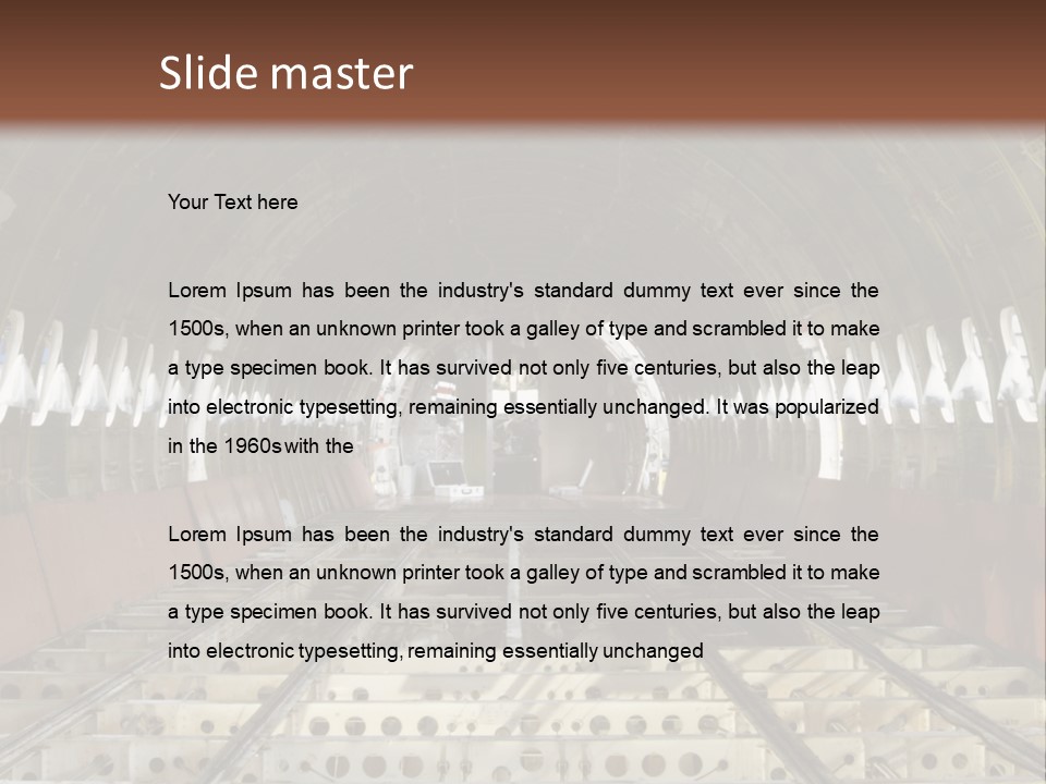 A Train Station Is Shown In This Image PowerPoint Template