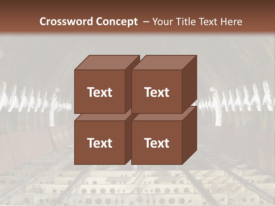 A Train Station Is Shown In This Image PowerPoint Template