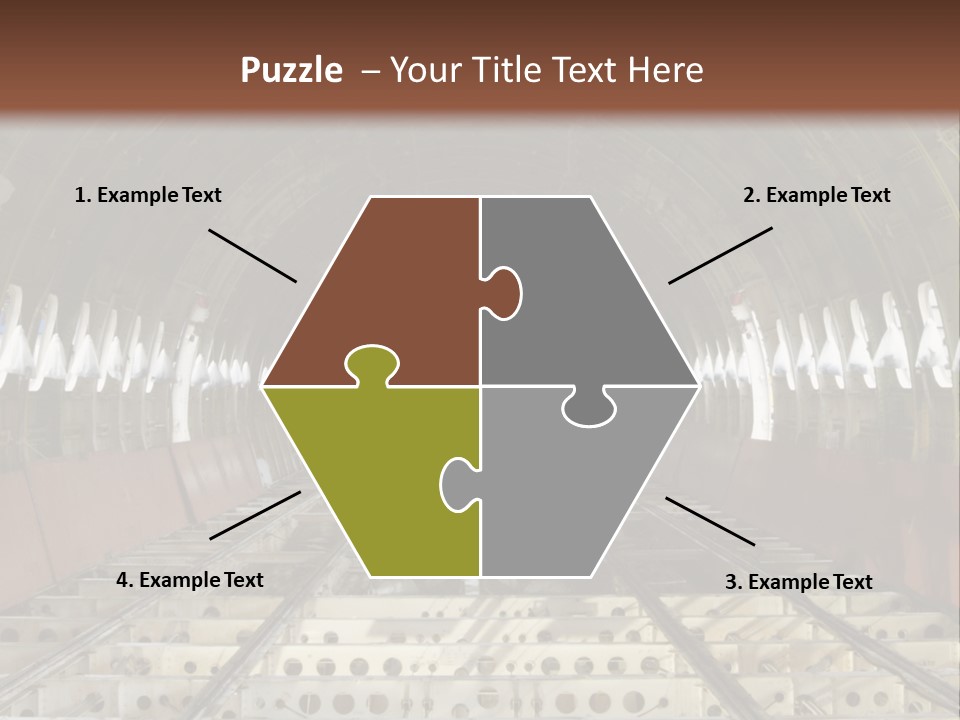 A Train Station Is Shown In This Image PowerPoint Template