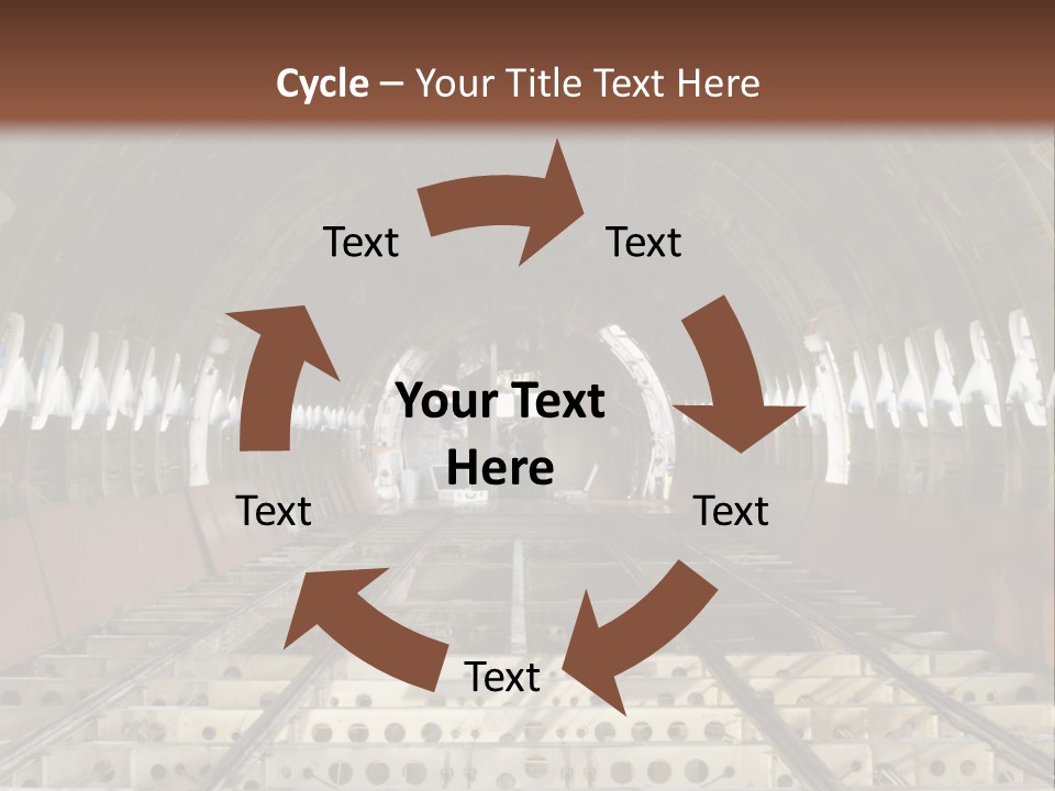 A Train Station Is Shown In This Image PowerPoint Template