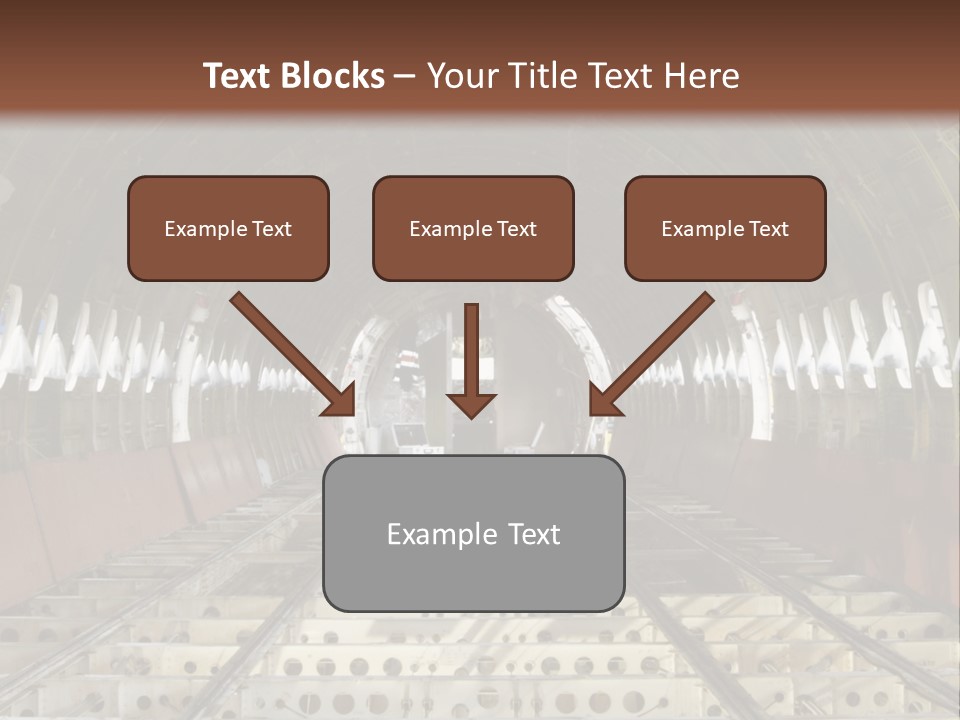 A Train Station Is Shown In This Image PowerPoint Template