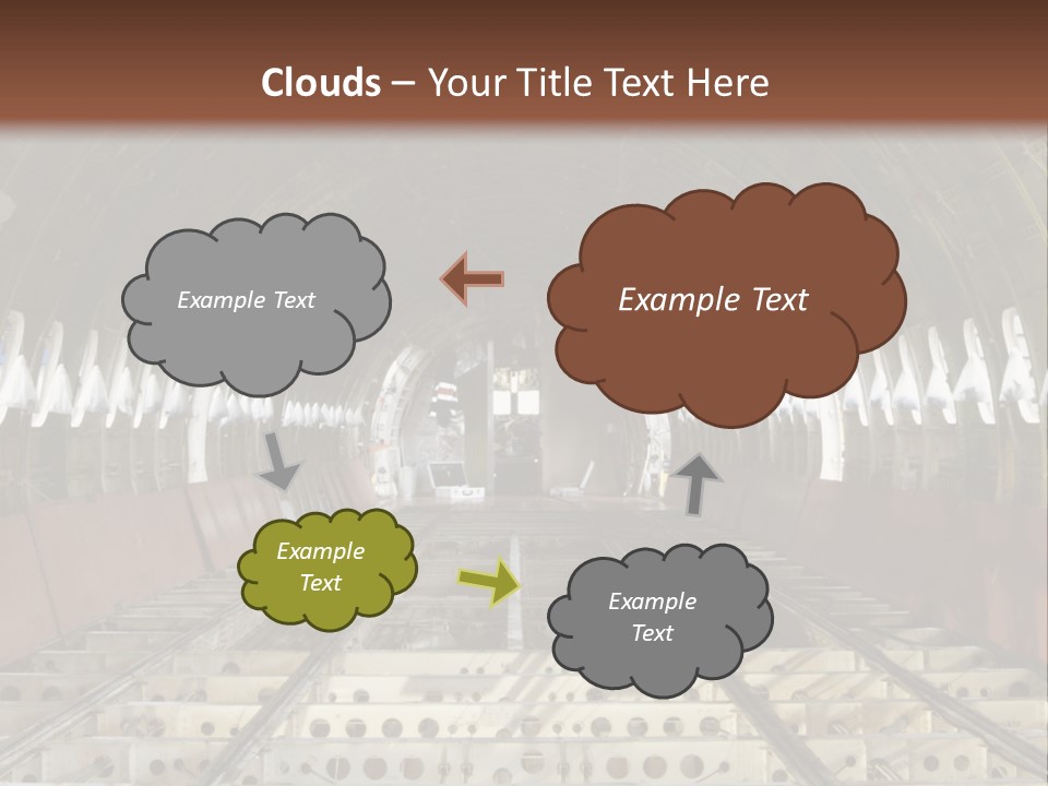 A Train Station Is Shown In This Image PowerPoint Template