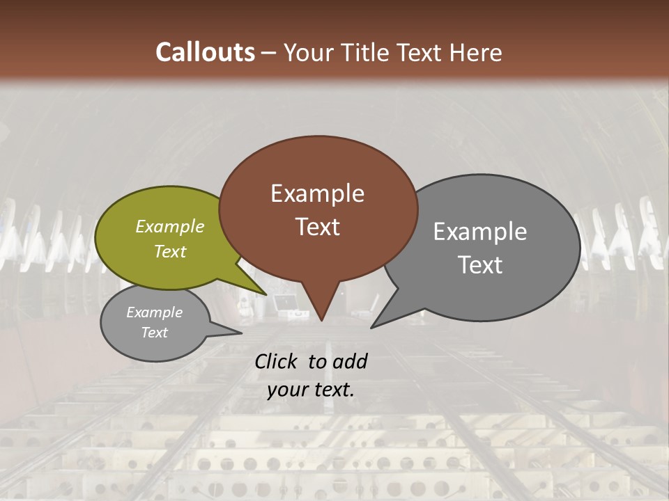 A Train Station Is Shown In This Image PowerPoint Template