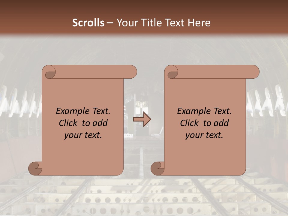 A Train Station Is Shown In This Image PowerPoint Template