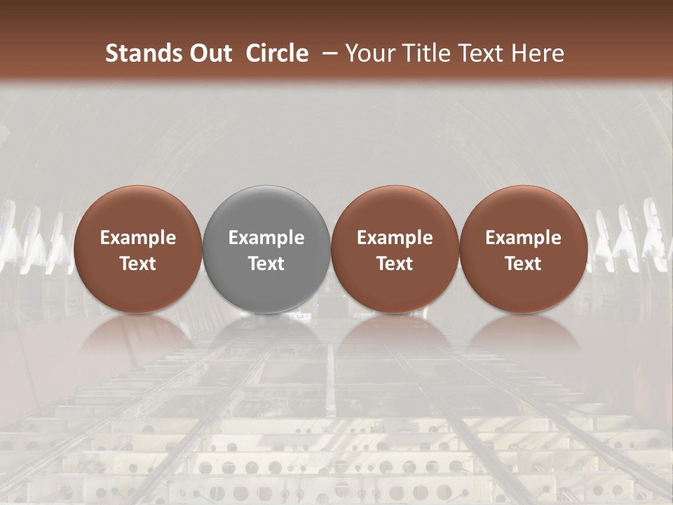 A Train Station Is Shown In This Image PowerPoint Template