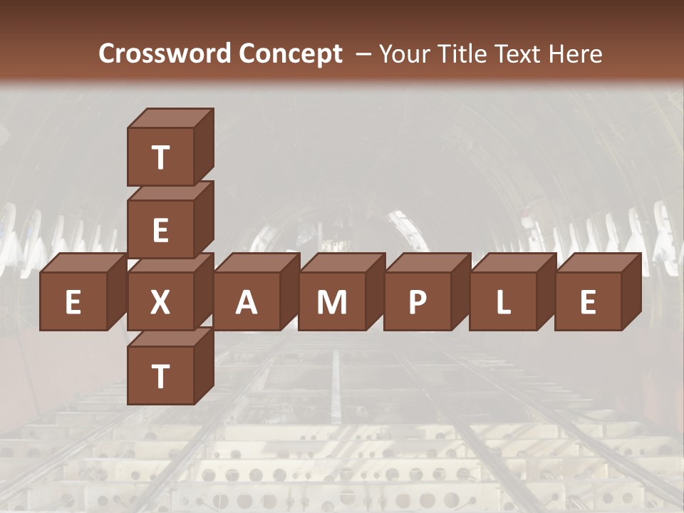 A Train Station Is Shown In This Image PowerPoint Template