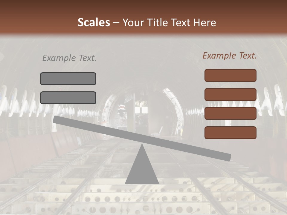 A Train Station Is Shown In This Image PowerPoint Template