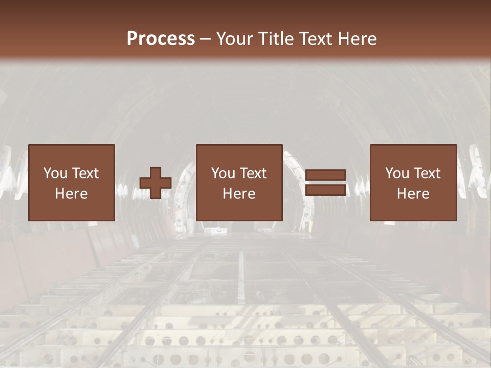 A Train Station Is Shown In This Image PowerPoint Template