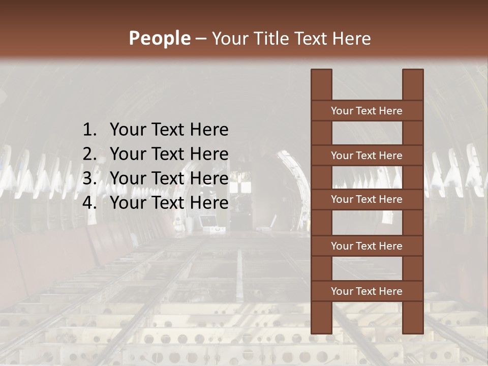 A Train Station Is Shown In This Image PowerPoint Template