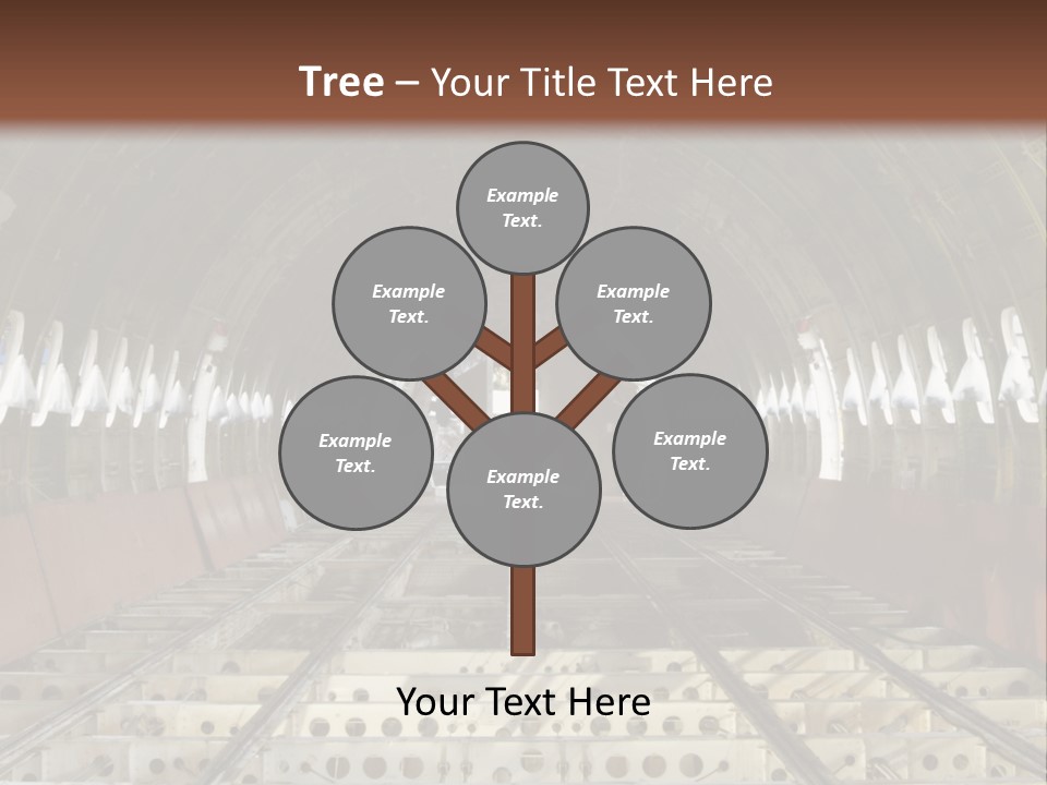 A Train Station Is Shown In This Image PowerPoint Template