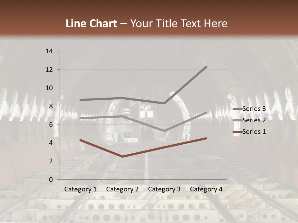 A Train Station Is Shown In This Image PowerPoint Template