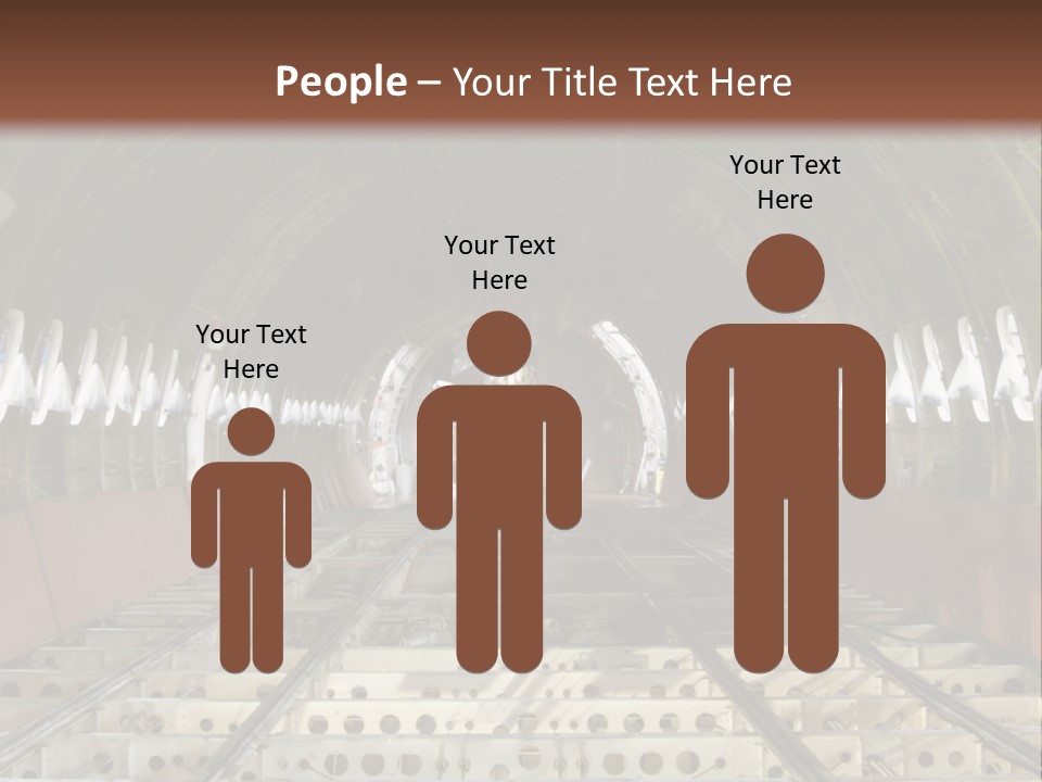 A Train Station Is Shown In This Image PowerPoint Template