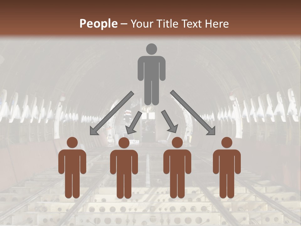 A Train Station Is Shown In This Image PowerPoint Template