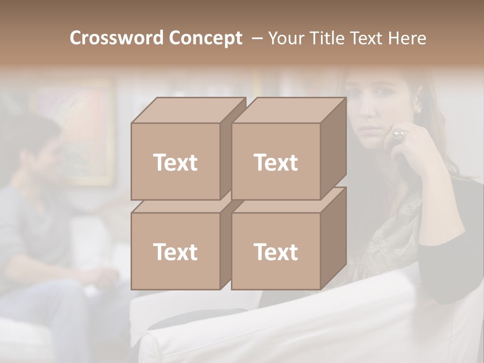 Male Negative Boyfriend PowerPoint Template
