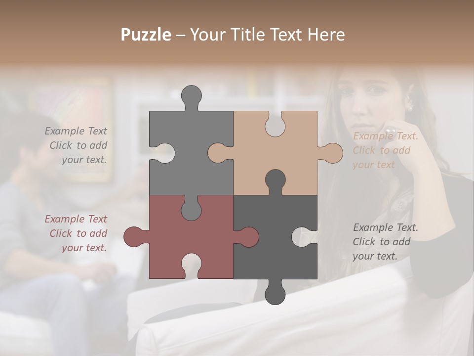 Male Negative Boyfriend PowerPoint Template